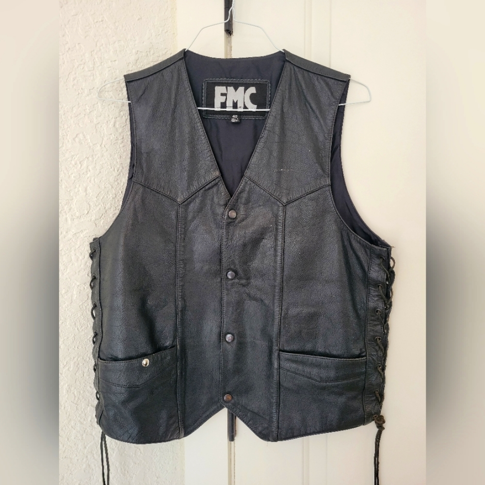 FMC LEATHER VEST